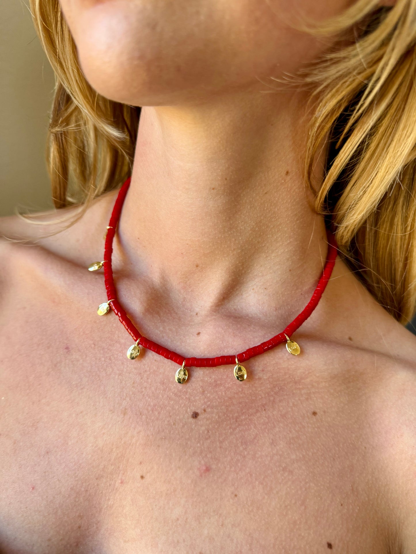 LOVE CORAL NECKLACE