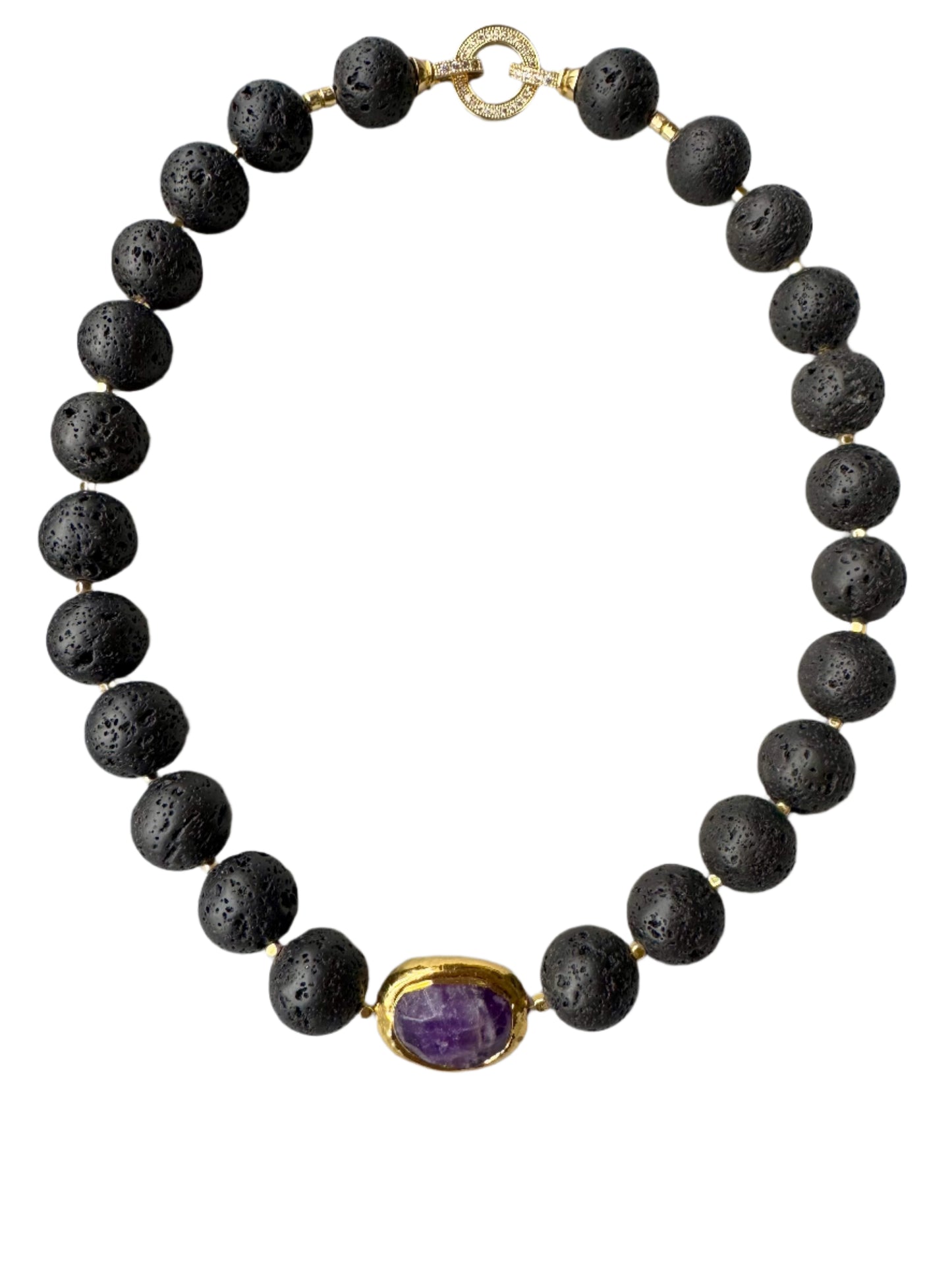 AMETHYST BALANCE NECKLACE