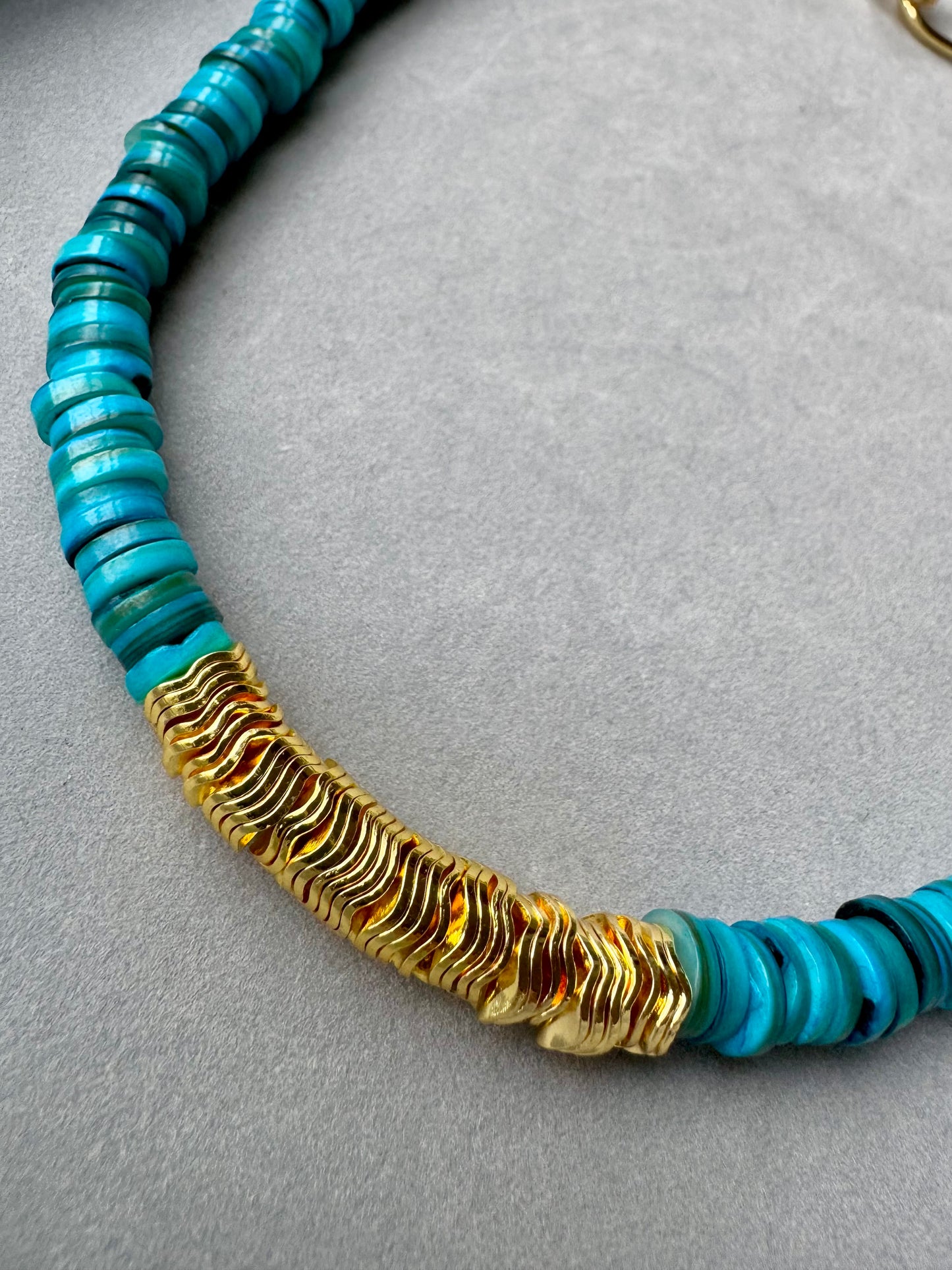 BLUE WAVE NECKLACE