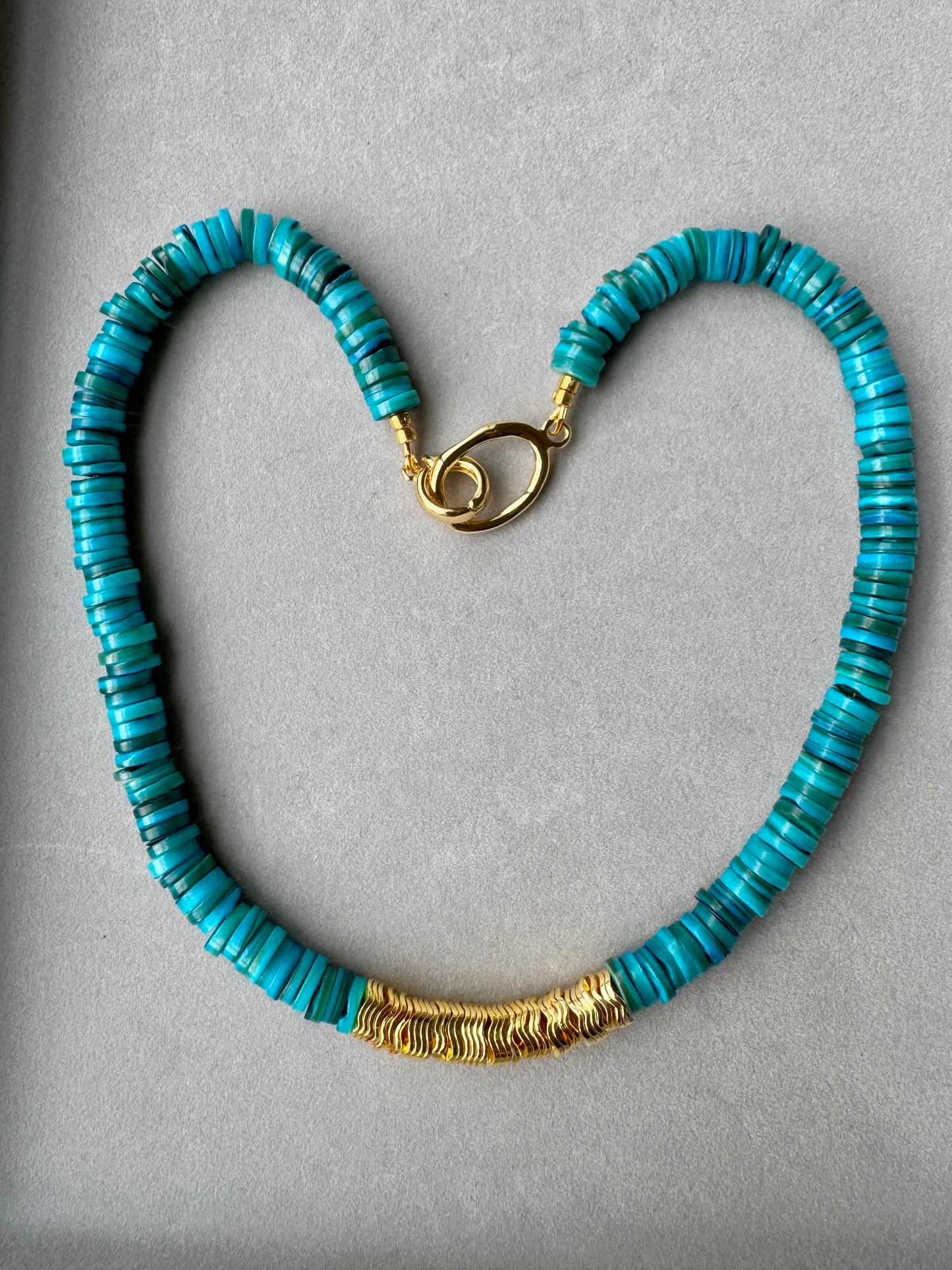 BLUE WAVE NECKLACE