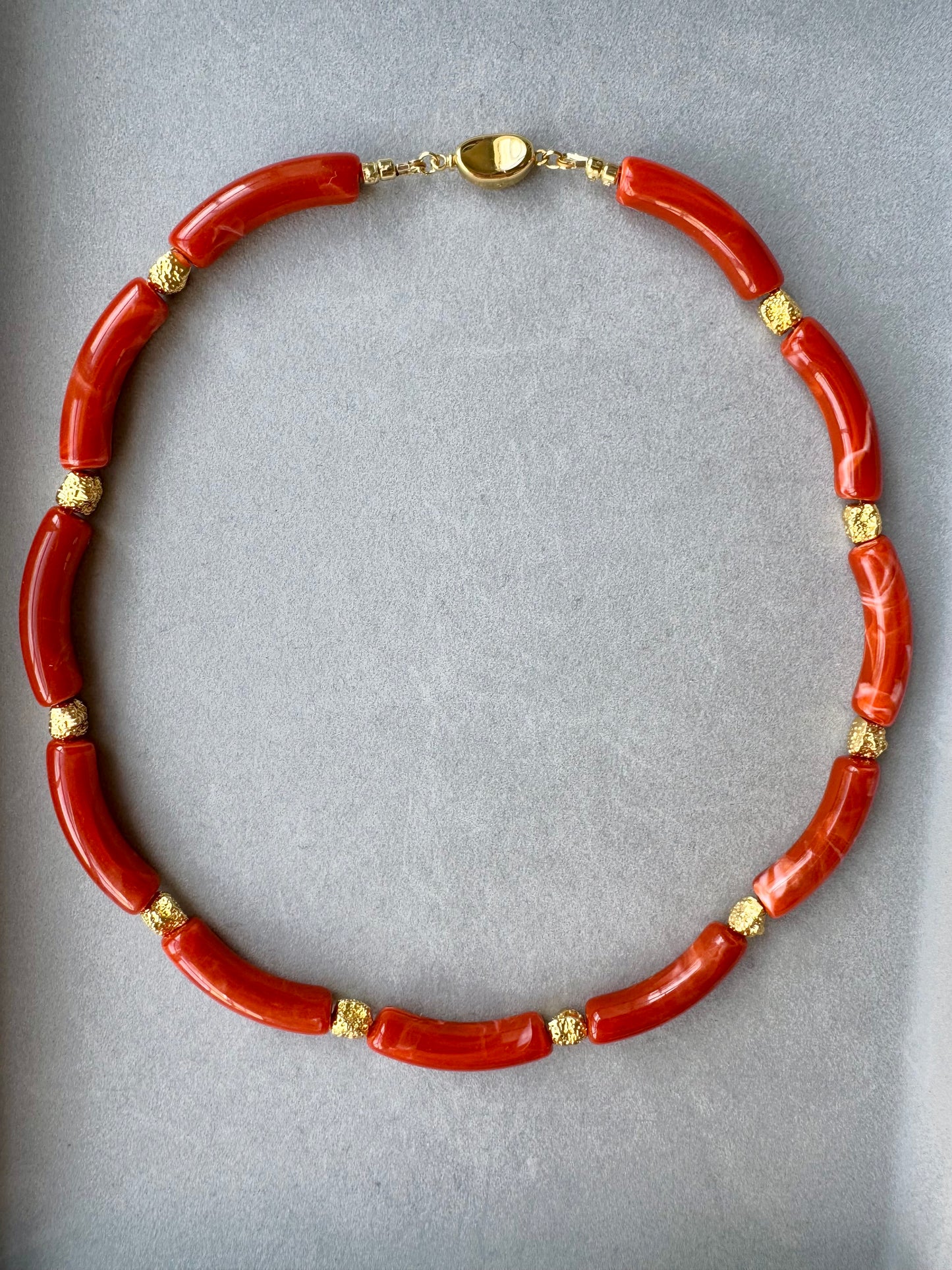 Red Acrylic Choker