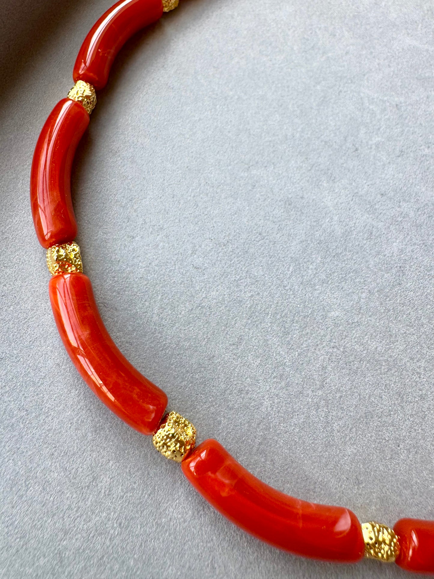 Red Acrylic Choker