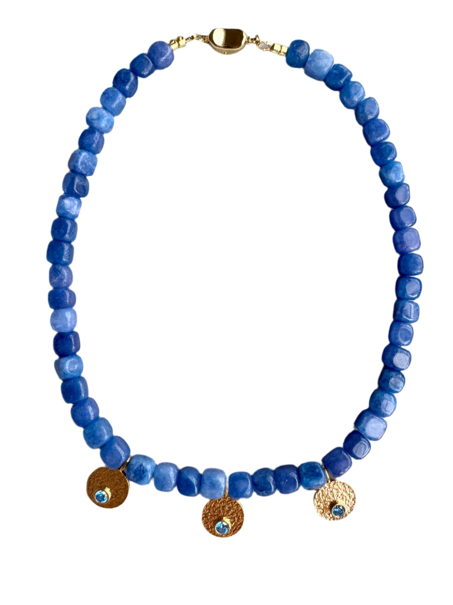 BLUE AURA NECKLACE