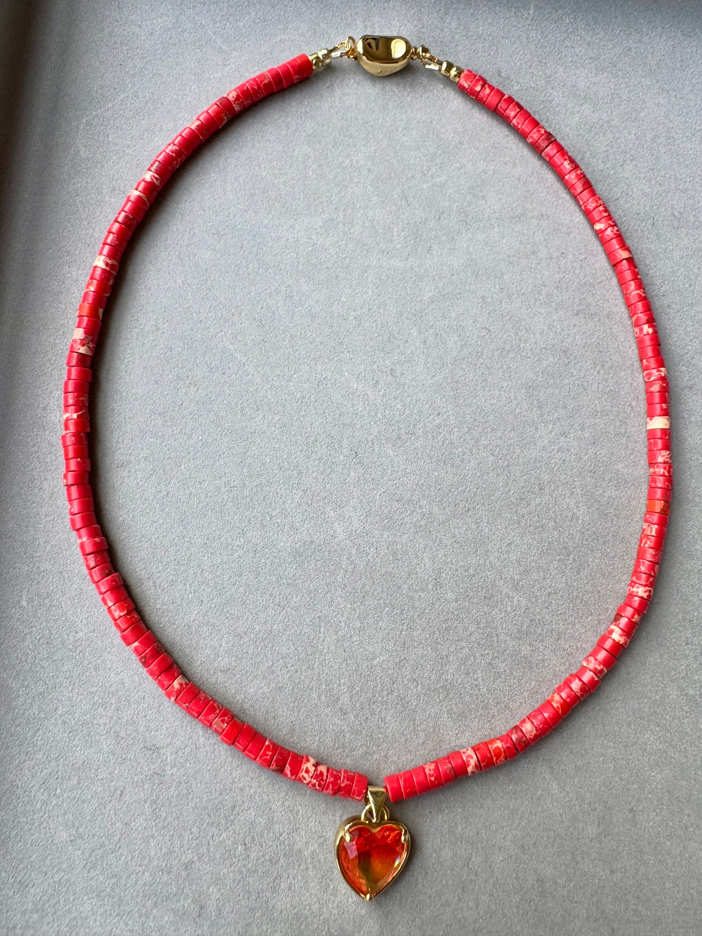 RAW CORAL NECKLACE